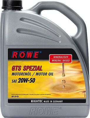 Rowe Hightec GTS Spezial 20W-50 5л