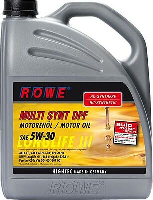 Rowe Hightec Multi Synt DPF 5W-30 5л