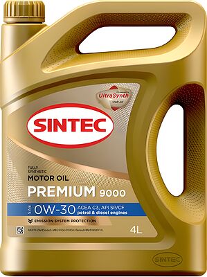 Sintec Premium 9000 0W-30 SP/CF 4л