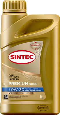 Sintec Premium 9000 0W-30 SAE SP/CF C3 1л