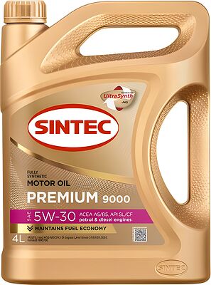 Sintec Premium 9000 5W-30 SL/CF A5/B5 4л