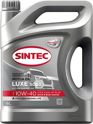 Sintec LUXE 5000 10W-40 API SL/CF ACEA A3/B4 6л