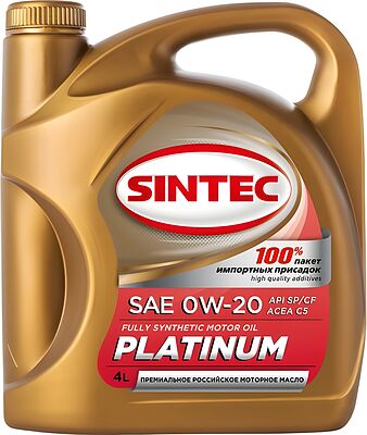 Sintec PLATINUM 7000 C5 0W-20 SAE SP 4л