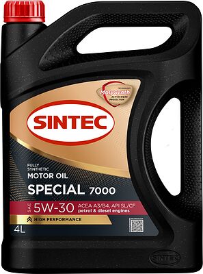 Sintec Special 7000 5W-30 SL/CF A3/B4 4л