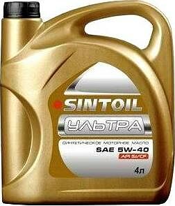 Sintoil Ультра 5W-40 4л