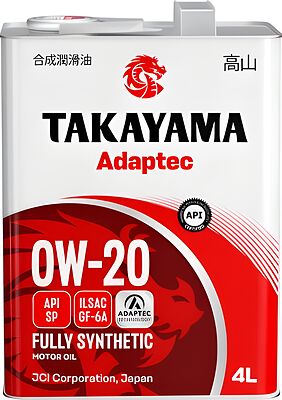 Takayama Adaptec 0W-20 SAE SP GF-6A 4л