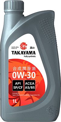 Takayama Motor Oil 0W-30 SP/CF A5/B5 1л