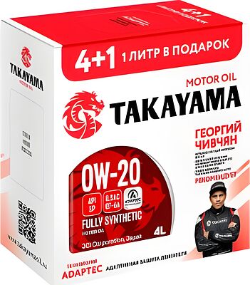 Takayama Adaptec 0W-20 SP GF-6A 5л