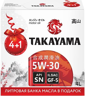 Takayama Adaptec 5W-30 SP GF-6А 5л