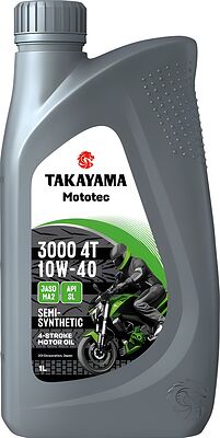 Takayama Mototec 3000 4T MA-2 10W-40 SAE SL JASO MA 1л