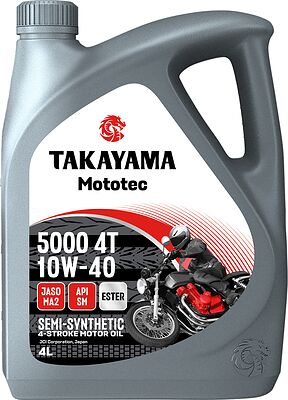 Takayama Mototec 5000 4T MA-2 10W-40 SAE SM JASO MA 4л