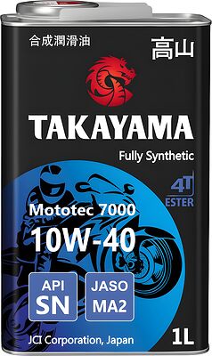 Takayama Mototec 7000 4T 10W-40 SN JASO MA-2 1л