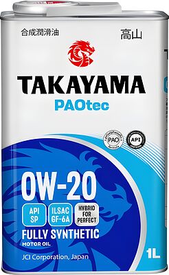 Takayama PAOtec 0W-20 SAE SP GF-6А 1л