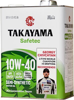 Takayama Safetec 10W-40 SN/CF A3/B4 4л