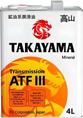 Takayama Transmission ATF lll 4л
