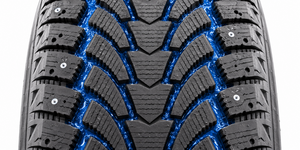Technology Five longitudinal grooves channel water and slush away