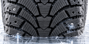 Technology Tyre studs add mechanical grip on ice