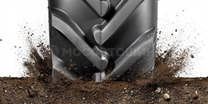 Technology Reinforced agricultural tread with deep traction lugs