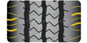 Technology Combined tread pattern design