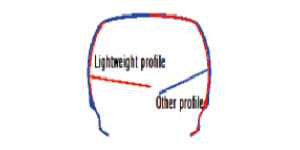 Technology Lightweight tread construction