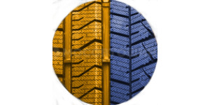 Technology Asymmetric tread pattern