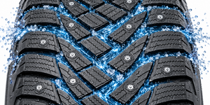 Technology Directional V-grooves channel water and slush