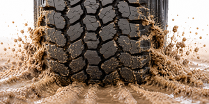 Technology Open shoulders enhance traction in sand and mud