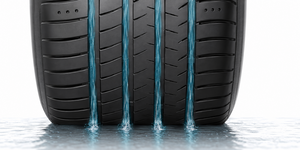 Technology Four longitudinal drainage grooves