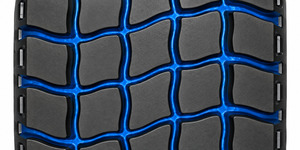 Technology Grooves quickly drain water, mud, and slush