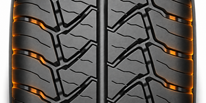 Technology Large shoulder blocks support the load