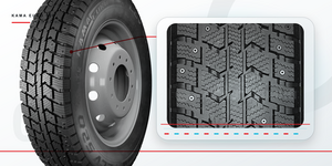 Technology 14 rows of studs — confident grip on ice