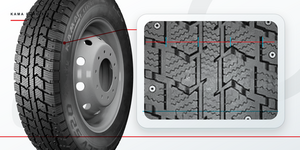 Technology Wavy lamellae for winter grip