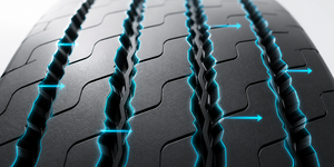 Technology Wavy groove edges