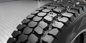 Technology Self-cleaning geometry of the tread grooves