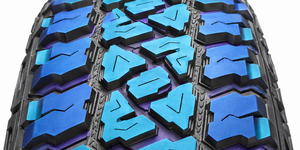 Technology Three-level blocks increase the stiffness of the tyre tread