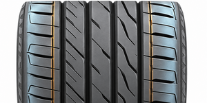 Technology Large contact patch maintains dry cornering