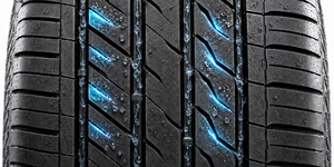 Technology Sipes direct water away from the contact patch