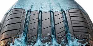 Technology Increased volume of water evacuation grooves