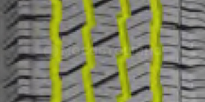 Technology Tread pattern with zigzag grooves