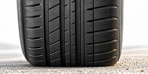 Technology Asymmetric tread pattern enhances lateral grip