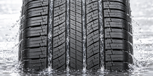 Technology Grooves and sipes enhance contact on wet roads