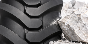Technology Durable rubber resists cuts and punctures