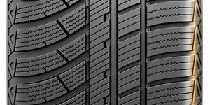 Technology The outer zone stabilizes the tyre on dry surfaces