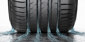 Technology Wide water evacuation grooves