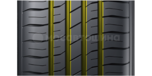 Technology 4 main longitudinal drainage grooves in combination with a rigid tread pattern