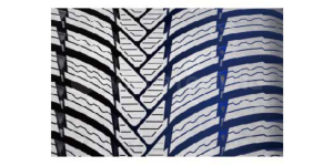 Technology Stiff transverse tread pattern