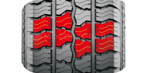 Technology Tread pattern for enhanced stability