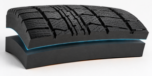 Technology Durable two-layer tyre tread