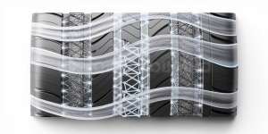 Technology Aerodynamic Power Frame of Tread Pattern