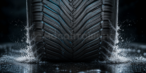 Technology Diverging channels for water and slush drainage